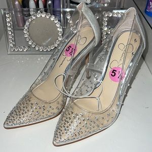 Jessica Simpson Cinderella heels💙